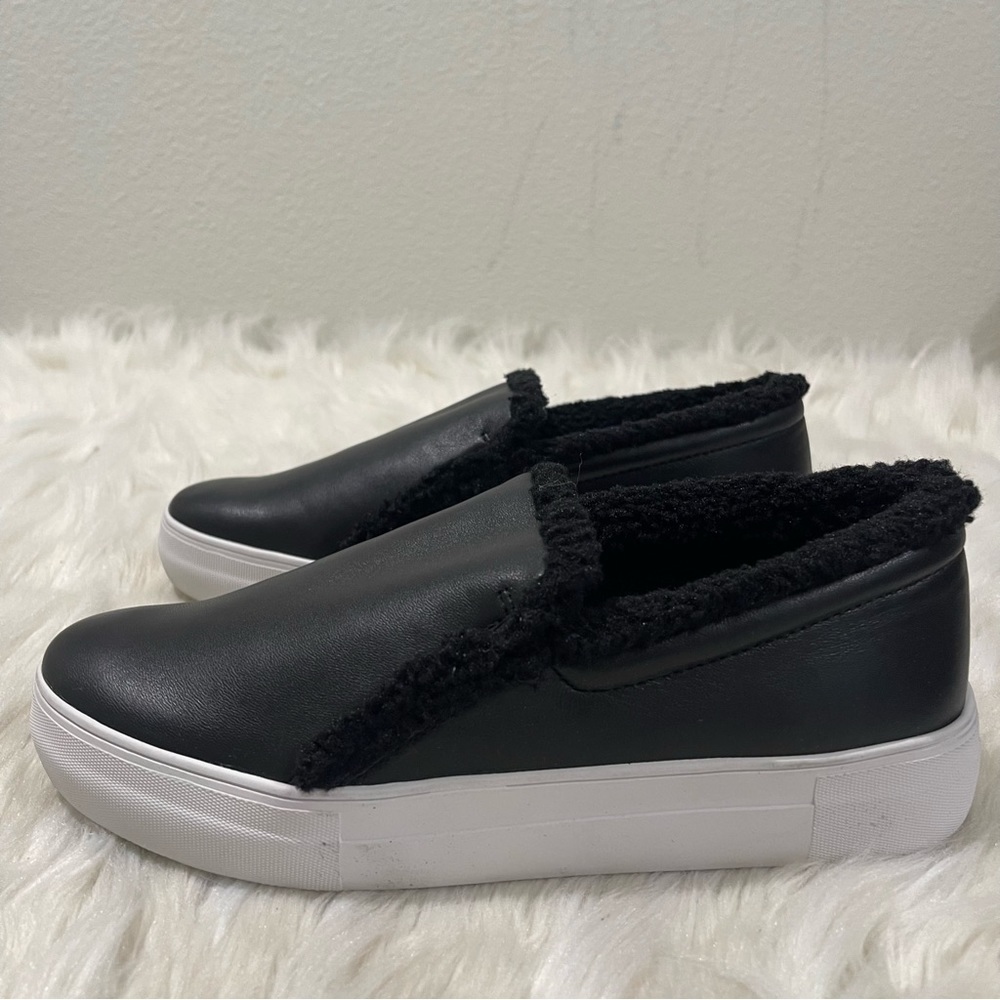 Women’s Vince Camuto Kavernas Black Leather Platform Shoes Size 9.5 US! - Picture 5 of 10